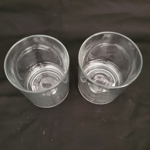 Pair of Embossed Bottom Crown Royal Rock Glasses - Picture 2 of 7